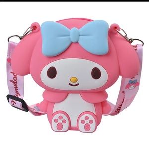 Hello Kitty Sanrio small silicone purse NEW